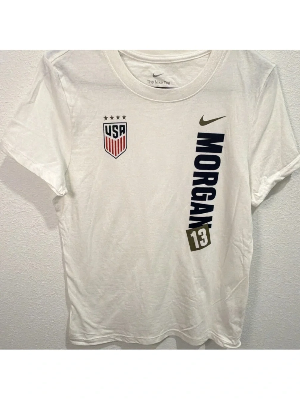 Nike Women’s ' White 'Morgan 13' USA Soccer Tee